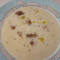 El cooksnap de La Cocina A Mi Manera cuando hizo Crema de espárragos blancos.