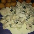 El cooksnap de Rosario Ledesma cuando hizo Pollo con champiñón y crema ♡.