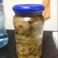 El cooksnap de El Diego cuando hizo Berenjenas al escabeche.
