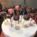 El cooksnap de Lets Alegria cuando hizo Cake pops (paletas de pastel).