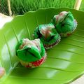 Cooksnap dari Nina Daryanti untuk resep Bolu Kukus Semangka(Tanpa Soda, Anti Gagal, 1 telur)