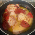 El cooksnap de Ailass Tenar cuando hizo Lomo adobado con pimientos del piquillo.