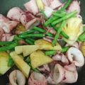 Cooksnap của Rose Truong khi họ làm theo món RAU CẦN XÀO MỰC -kiểu mới