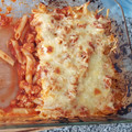 El cooksnap de Rubén cuando hizo Macarrones vegetarianos, con boloñesa de soja texturizada.