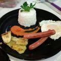 El cooksnap de Vanush Cuchillo cuando hizo Arroz a la Cubana.