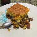 Mia's cooksnap of when they made Beef Tamale Casserole.
