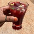 Jamila Ibrahim Tunau's cooksnap of when they made Zobo mai fruits.