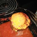 Sam Hassell's cooksnap of when they made Larry's stuffed bell peppers.