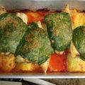 El cooksnap de Merche MR cuando hizo Dorada al horno con crema de espinacas gratinada.