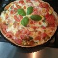 El cooksnap de Flor Alvarez cuando hizo Tarta de albahaca y tomate.