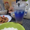 Cooksnap dari Martha Agustina untuk resep Es Teh Bunga Telang Madu Yakult #319
