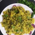 Geeta Gupta का कुकस्नैप जब उन्होंने आलू सोया तहरी(aloo soya Tehri recipe in Hindi) बनाया था।
