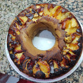 El cooksnap de Monica Osán cuando hizo Tarta invertida de manzana.