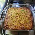 El cooksnap de Nelly Fabeiro cuando hizo Fainá de zapallitos y crema de choclo.