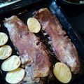 El cooksnap de Sara PA cuando hizo Cordero asado con salsa de ajo y perejil.