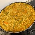 El cooksnap de Mireia cuando hizo Paella de verduras.