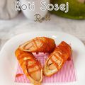 Cooksnap Sesimple Loralin semasa beliau membuat Roti Gulung Sosej.
