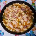 El cooksnap de ISA cuando hizo Calamares con judías verdes y patata.