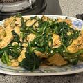 喜寶媽Sibyl Tseng 的 山茼蒿炒蛋 cooksnap