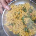 Trayi का कुकस्नैप जब उन्होंने मसाला पोहा (masala poha recipe in Hindi) बनाया था।