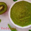  Vedangi Kokate's cooksnap of when they made Mint & Kiwi chutney.