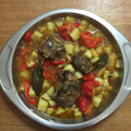 El cooksnap de yolanduca cuando hizo Rabo de ternera estofado con cebolla, ajo, laurel y vino.