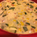 El cooksnap de Sharon Molina cuando hizo Calabacitas con crema.