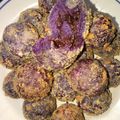 Cooksnap dari florainguliman untuk resep Bola-bola Ubi Ungu isi Coklat