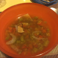 El cooksnap de Alonso Magaña cuando hizo Sopa de Lentejas.
