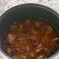 El cooksnap de asousar cuando hizo Pollo al chilindrón.
