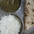 Kartik 's cooksnap of when they made Kali Malka Dal aur chawal.