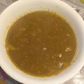 El cooksnap de Maricela Miranda cuando hizo Sopa de lentejas.