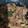 Cooksnap Tipah Tertipu semasa beliau membuat Kuey teow Goreng Basah.