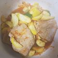 El cooksnap de Nancy Delgado cuando hizo Carne de puerco con calabazas.