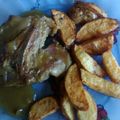 El cooksnap de sandy carrazana cuando hizo Costeleta de cerdo con salsa de mostaza.