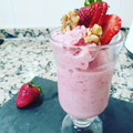 El cooksnap de HERSE_RECETAS (YOUTUBE/INSTAGRAM) cuando hizo Helado de fresa, plátano y yogur (sin azúcar).