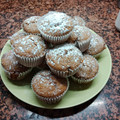 El cooksnap de Ari Rodriguez cuando hizo Magdalenas de Brownie.