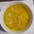 El cooksnap de Roberto Oscar Romera cuando hizo Sopa de verduras con carcasa de pollo.