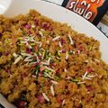 صورة من Zoz Haddad، شاركها بعد تجربة وصفة الخبيصه او المنفوره من الأكلات الخليجيه الشعبيه 🌺😋😋