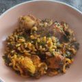 El cooksnap de Sandra Ga Ga cuando hizo Fideos a la cazuela con costillas y espinacas.