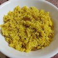 Kumkum Chatterjee's cooksnap of when they made Basanti pulao.