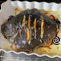 El cooksnap de mjmonseco cuando hizo Rodaballo salvaje al horno con guarnición de patatas y cebolla.