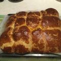 Cooksnap de Mamounette sur la recette ☆Brioche Tressée Tricolore - Vanille et Fleurs d'Oranger☆