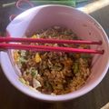 Lukalin's cooksnap of when they made Vegetarian fried rice *Vegan.