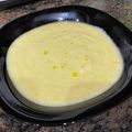 El cooksnap de Rosa cuando hizo Crema de puerros con peras.