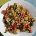 El cooksnap de Lore cuando hizo Pollo y verduras salteadas (estilo chopsuey).
