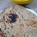 Khalida Misbah's cooksnap of when they made Plain paratha.