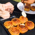 Princess Amrah's cooksnap of when they made Cinnamon roll.