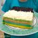 Cooksnap dari rita wahyuni untuk resep Steam Rainbow Cake