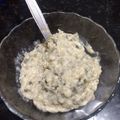 El cooksnap de Hili cuando hizo Salsa de crema y cebolla de verdeo.